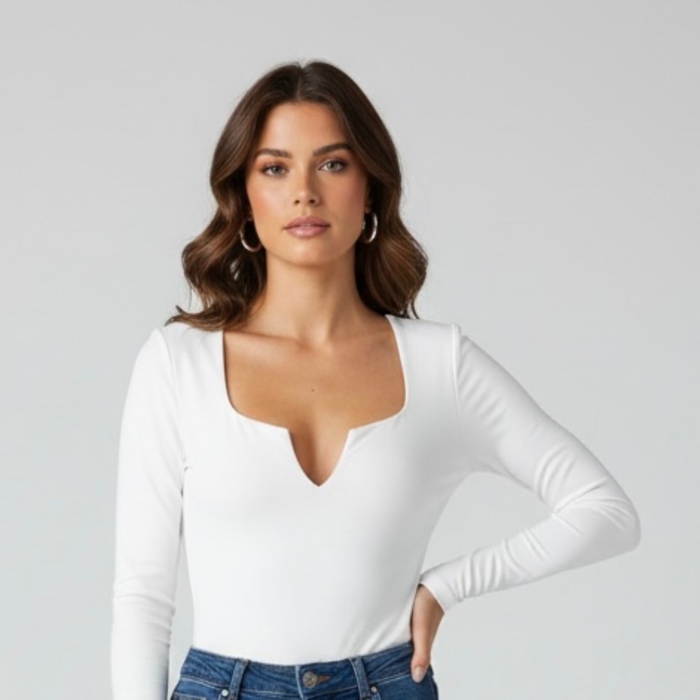 Tiger Mist long sleeve bodysuit